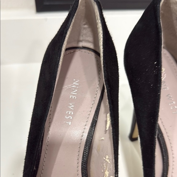 Nine West Black Peep Toe Heels - Picture 3 of 13